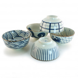 set de 5 bols japonais à soupe 16M1631043