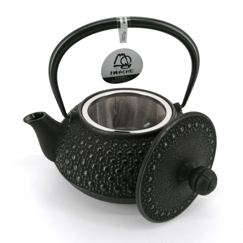 Japanese cast iron teapot - IWACHU KIKKO - 0.65 lt - black