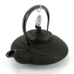 Japanese cast iron teapot - IWACHU TOMBO - 0.5 lt - black