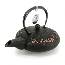 Japanese cast iron teapot - IWACHU KAEDE - 0.65 lt - black gold