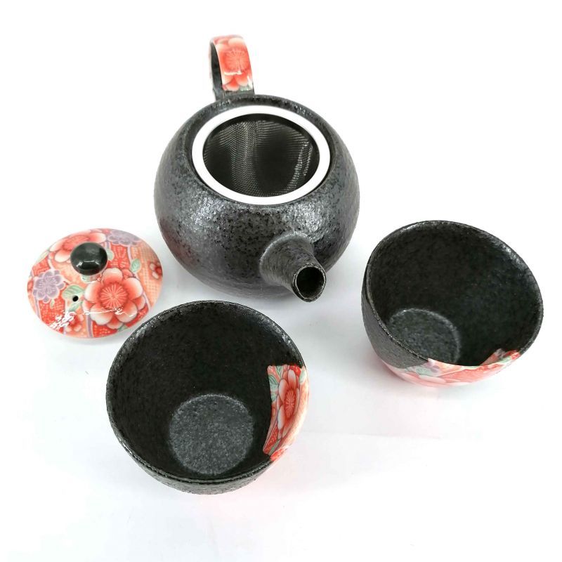 Teiera giapponese grigia con tazze - SET - Arte del Te