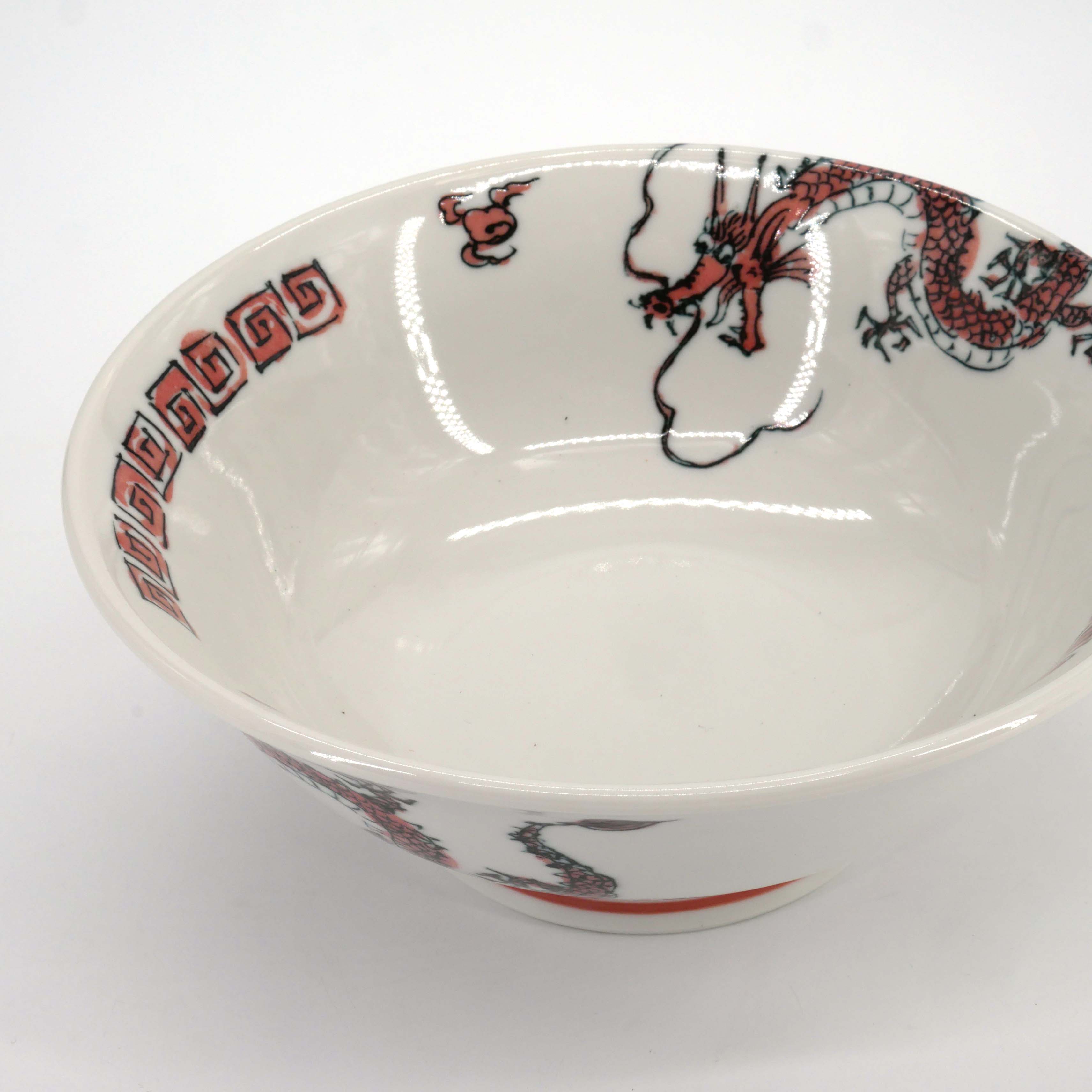 Ciotola ramen in ceramica giapponese Ø20cm RYU, rossa