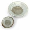 Runde Keramikplatte mit Saucenbehälter für Tempura - ENKEI