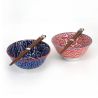 Set mit 2 japanischen Keramikschalen - KURO SAKURA
