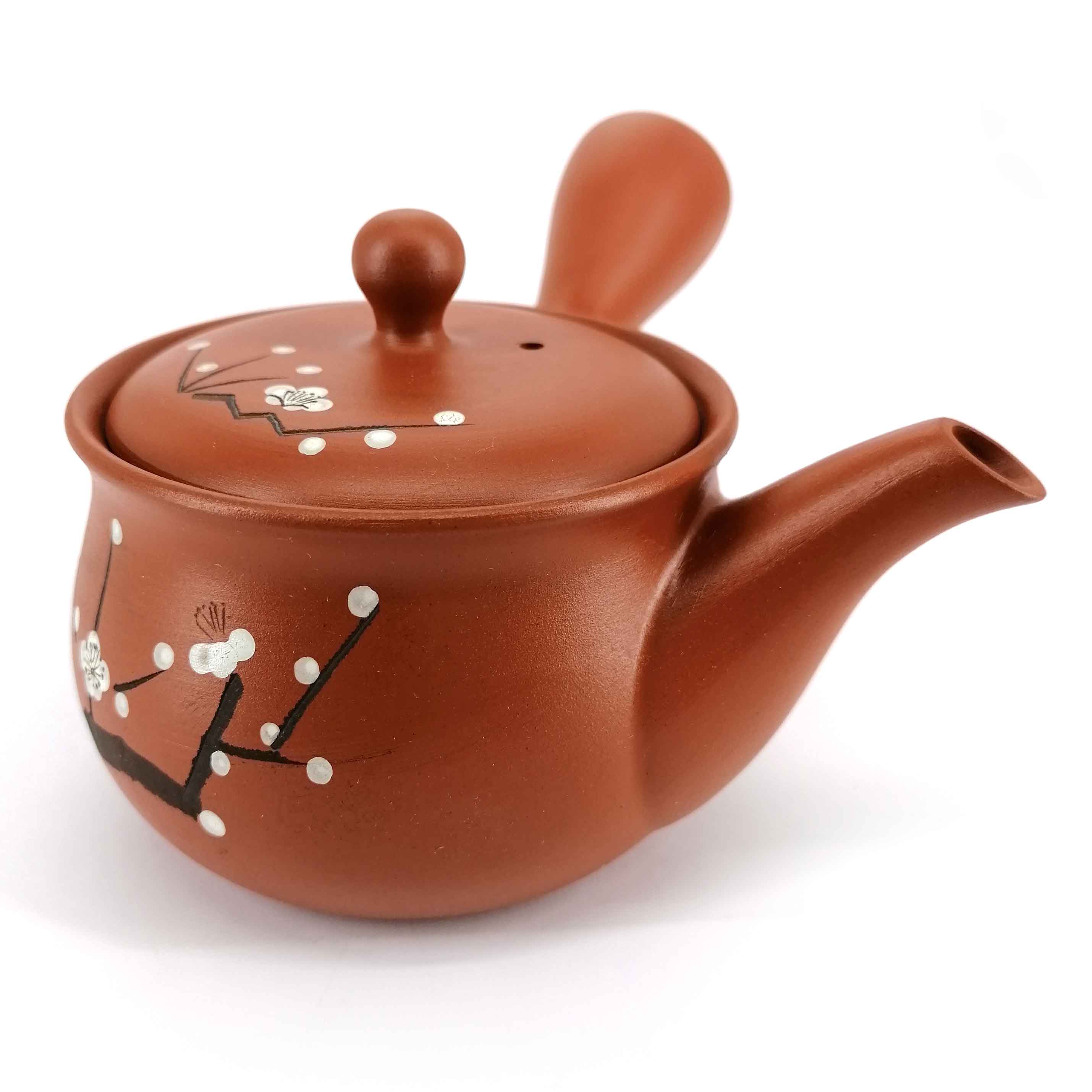 Teiera giapponese tokoname kyusu in terracotta - UME