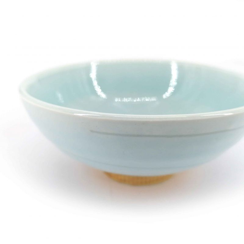 Pastel blue Japanese rice bowl - PASUTERU