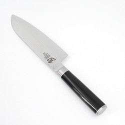 Cuchillo japonés Shun Premier, santoku en acero damasco.