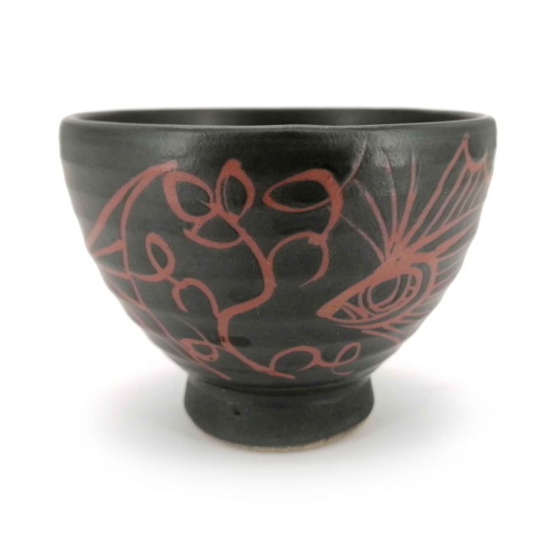 Japanese ceramic rice bowl - KUROKOI
