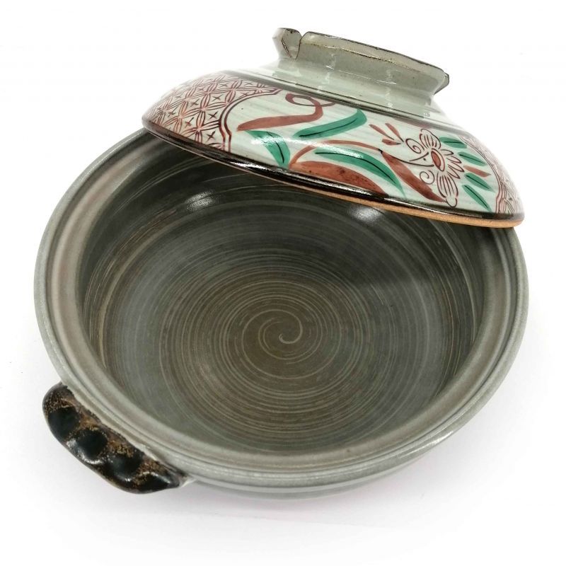 Maceta donabe cerámica gris - GUREFURORARU