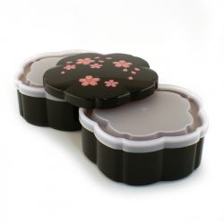 Bento Lunch Box giapponese Black Cherry Blossom, MAISAKURA, Cherry Blossom