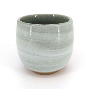 Japanische Keramik Teetasse, grau - JIMINA