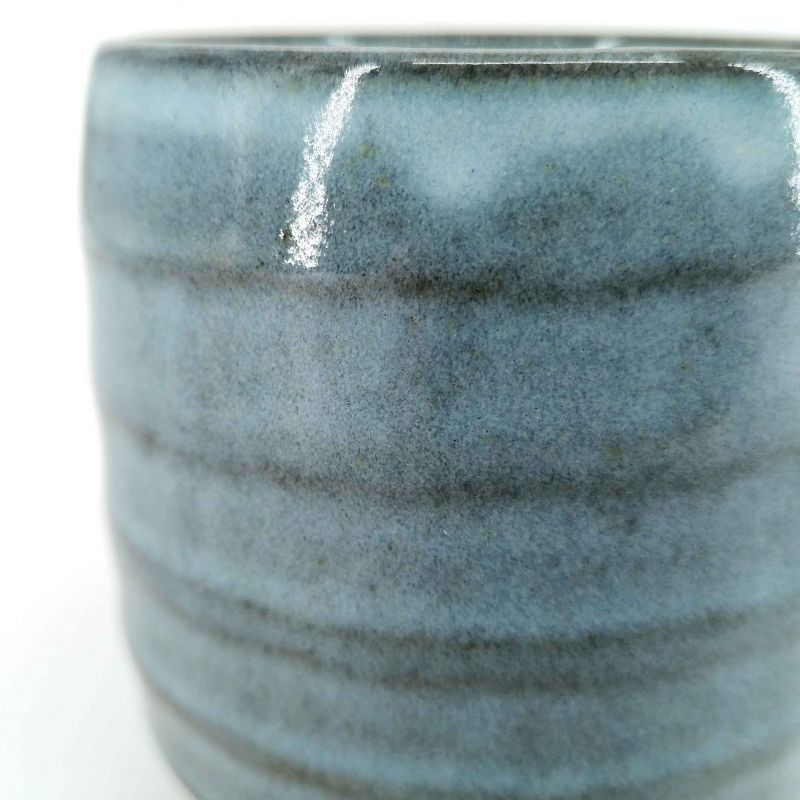 Tasse à thé japonaise en céramique, nuances de bleu - NYUANSU