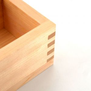 Square wooden sake glass Cypress - HINOKI