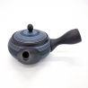 Teiera giapponese kyusu tokoname strisce blu, , 260 cc