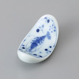 Japanese chopstick holder, SEIGAIHA, blue, made in Japan