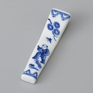 Japanese ceramic chopstick rest - SANSUI BACHI