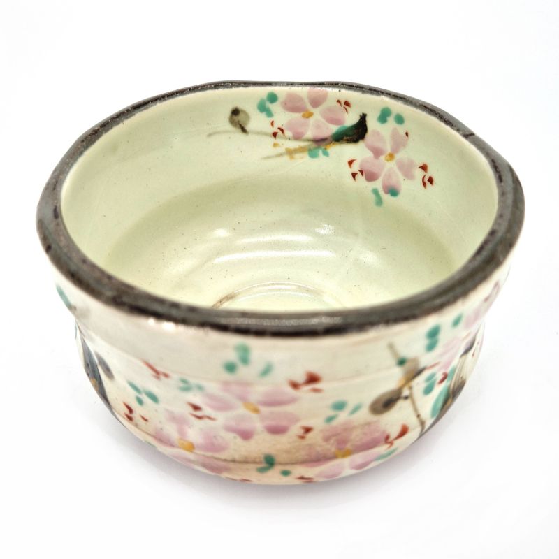 Japanese bowl for Japanese tea ceremony, Kasumizakura