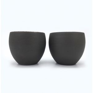 Japanese ceramic tea bowl duo - KOGETA