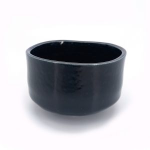 Ceramic bowl for dark blue tea ceremony, SEIJUN