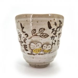 Duo set of Japanese ceramic cups and bowls - FUKUKURO