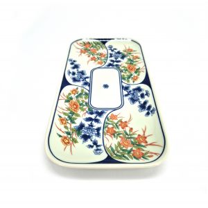 Set of 5 small square ceramic plates - OKAN