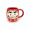 Mug japonais en céramique ROUGE - REDDOHEDDO - daruma