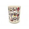 taza de té tradicional japonesa con diseños MANEKINEKO