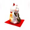 Cat maneki neko Japanese lucky piggy bank, KOUN OMAMORI