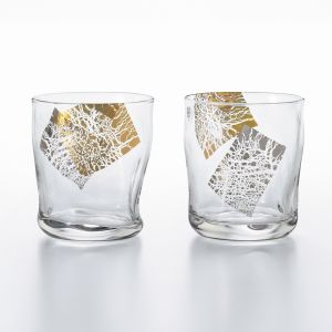 Juego de 2 vasos de whisky japonés, PREMIUM KIRARI