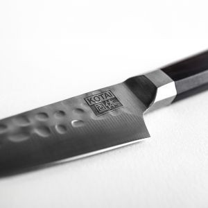 Cuchillo japonés para verdura BUNKA martillado - con saya magnética y caja de regalo - hoja 9 cm