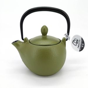 Japanese red cast iron teapot, Iwachu Meron 0.3 lt