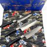 Caja azul de 3 cuchillos - Utility 162mm - Nakiri 171mm - Santoku 182mm - HAKO