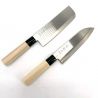 Duo di coltelli giapponesi Nakiri e Santoku - SEKIRYU