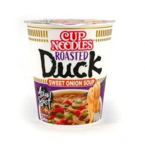 Tazza di ramen istantaneo, sapore di anatra alla griglia, NISSIN CUP NOODLE DUCK