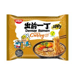 Instant-Ramen-Nudeln in einer Tüte mit Curry-Suppe – DEMAE RAMEN