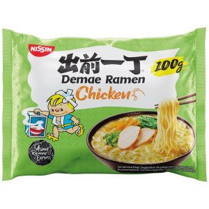 Instant-Ramen-Nudeln in einer Tüte mit Suppe mit Hühnergeschmack – DEMAE RAMEN