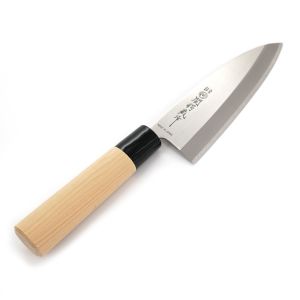 Cuchillo de cocina japonés para cortar pescado, DEBA, 15,5 cm