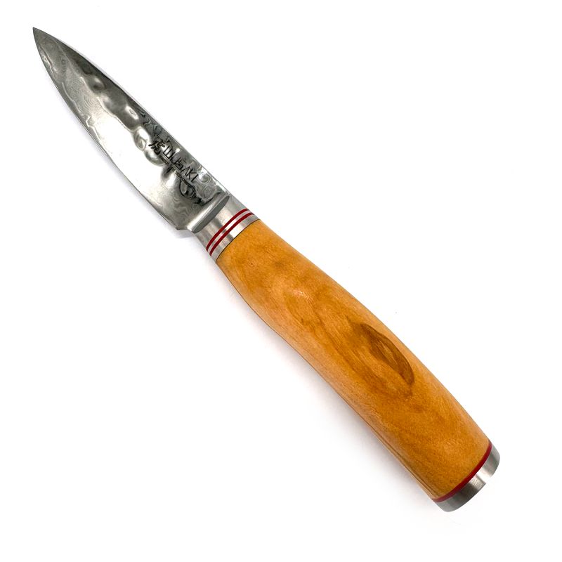 Grand couteau à découper avec manche d'olivier - Orivu~ie - 9cm