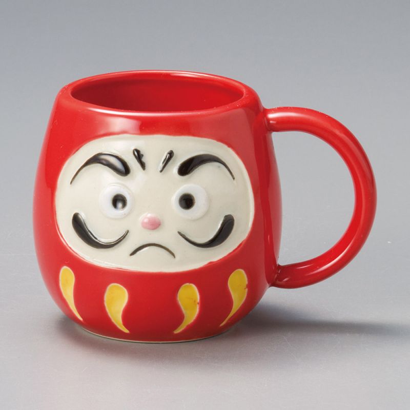 Tazza in ceramica giapponese ROSSA - REDDOHEDDO - daruma