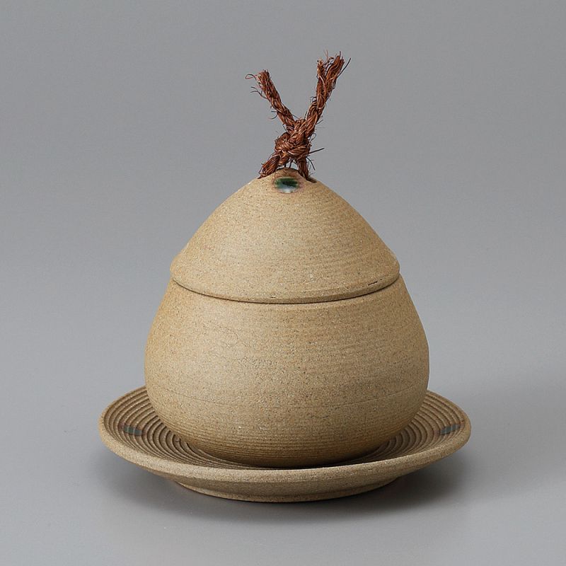 Traditional mug with lid - CHAWANMUSHI - beige