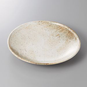 Japanese ceramic plate - YUKISHINO