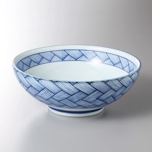 japanese noodle ramen bowl, AJIROMON, knots, rope