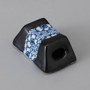 Japanese chopstick holder, SHIMITSU SHUNJÛ, blue, made in Japan