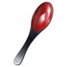 Japanese resin spoon, JUSHI, red and black