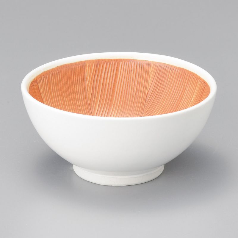 Cuenco de suribachi de cerámica blanca japonesa, SHIRO