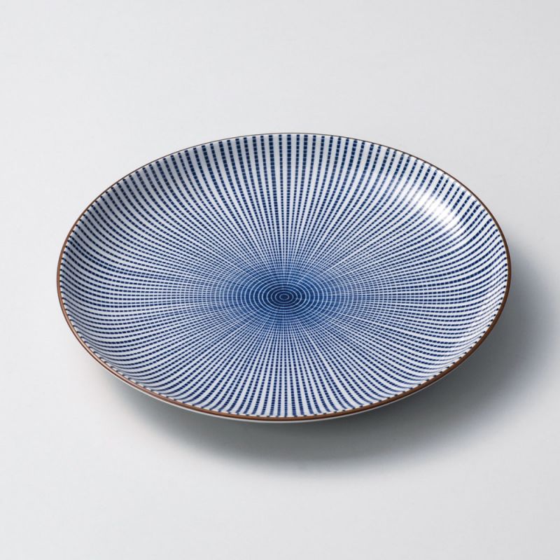 Plato ceramico redondo japonés SENDAN-TOKUSA