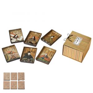 Set di 6 prestigiosi piatti sushi giapponesi rettangolari - ISHIN, realizzati in Giappone...