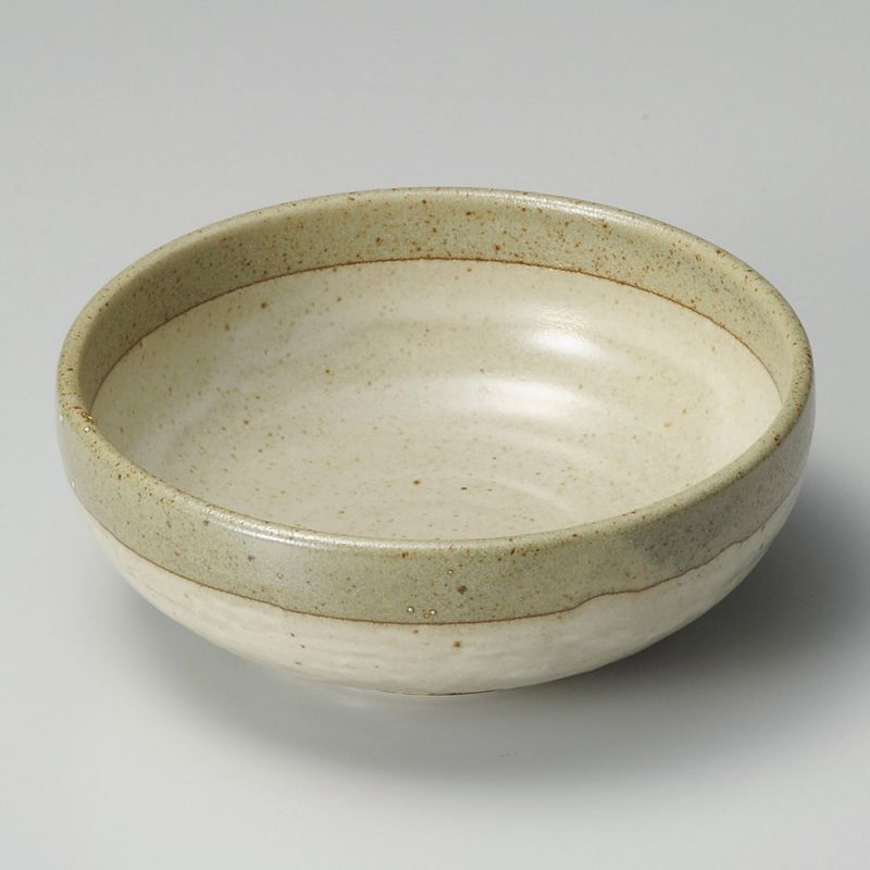 japanese bowl in ceramic Ø17x6,2cm SHIRATSUYU beige