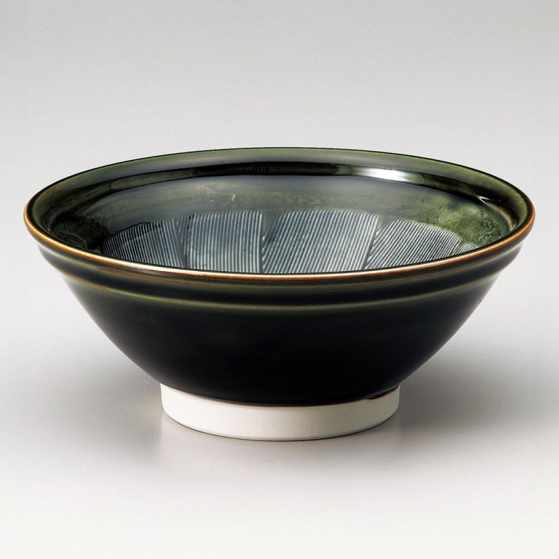 Cuenco suribachi de cerámica japonesa - SURIBACHI - verde