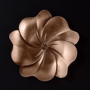 Bronze-colored metal coaster / cup - SUCHIRUFURAWA